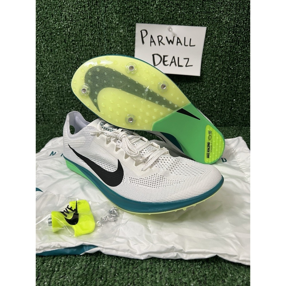 Nike Air ZoomX Dragonfly 2 White Racing Running Track Shoes Size 11.5 FD8413 102